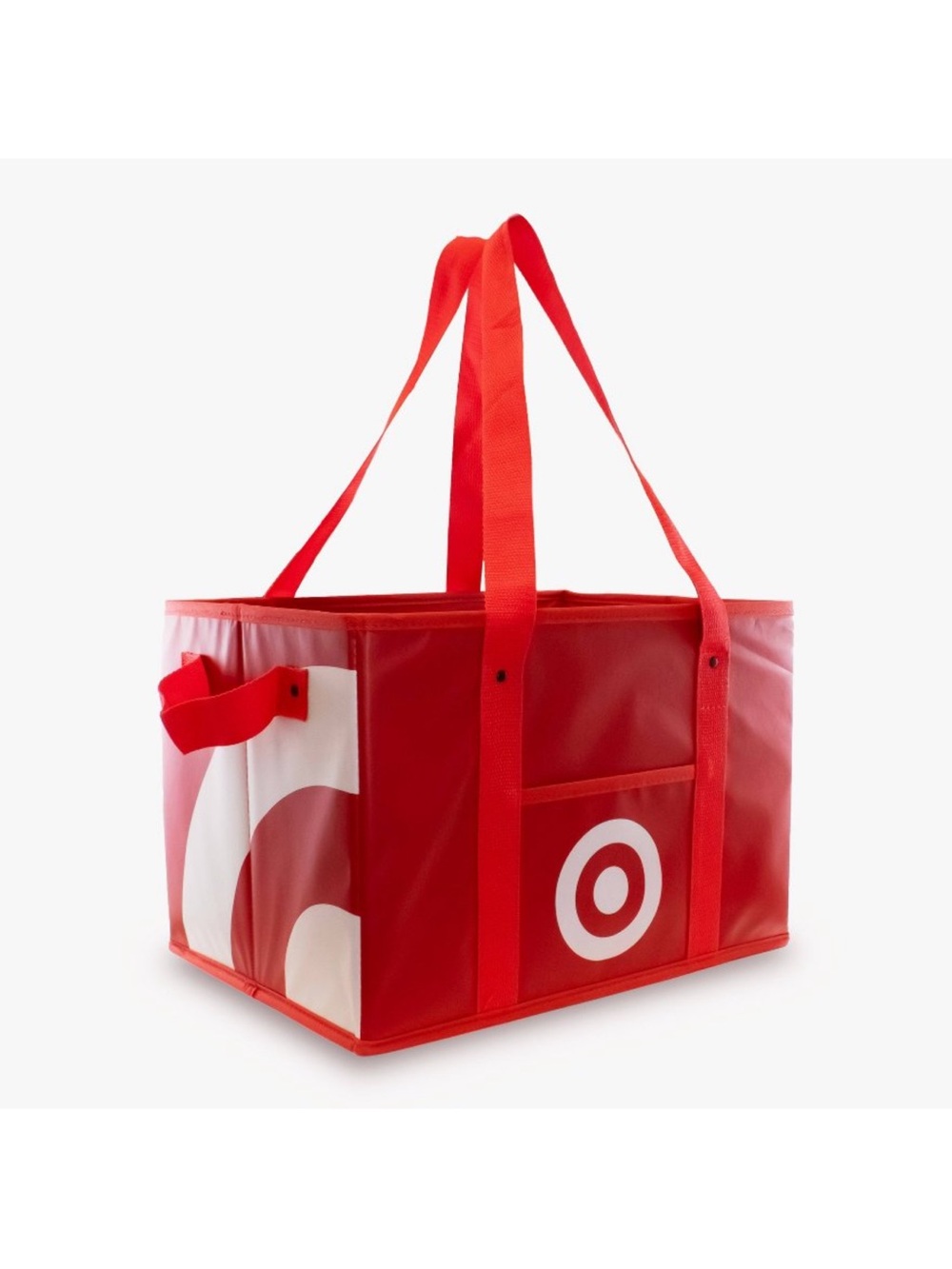 Target Red Logo Collapsible Storage Tote, Reusable, New!